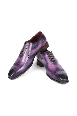 Paul Parkman 741 Calf-Skin Leather Wing-Tip Whole Cut Oxfords (PM6386)-AmbrogioShoes