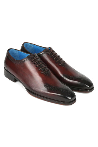 Paul Parkman 7614 Calf-Skin Leather Whole Cut Oxfords (PM6387)-AmbrogioShoes