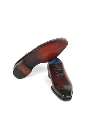 Paul Parkman 7614 Leather Whole Cut Oxfords (PM6387)-AmbrogioShoes