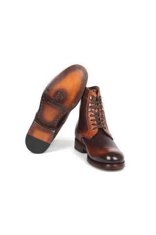Paul Parkman 824 Calf-Skin Leather Derby Boots (PM6334)-AmbrogioShoes