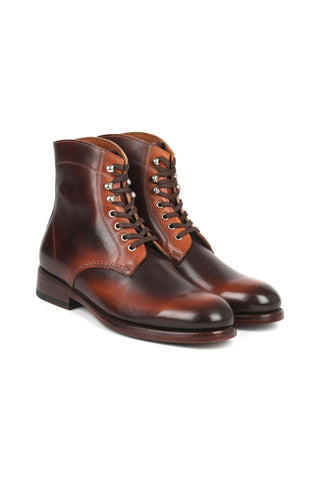 Paul Parkman 824 Calf-Skin Leather Derby Boots (PM6334)-AmbrogioShoes