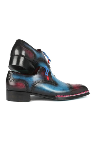 Paul Parkman 8508 Calf-Skin Leather Norwegian Welted Cap Toe Derby (PM6379)-AmbrogioShoes