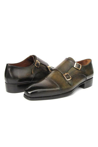Paul Parkman 9468 Calf-Skin Leather Double Monk Strap (PM6416)-AmbrogioShoes