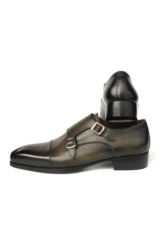 Paul Parkman 9468 Calf-Skin Leather Double Monk Strap (PM6416)-AmbrogioShoes