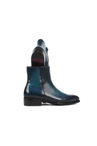 Paul Parkman BT3955 Calf-Skin Leather Zipper Boots (PM6343)-AmbrogioShoes