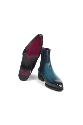 Paul Parkman BT3955 Calf-Skin Leather Zipper Boots (PM6343)-AmbrogioShoes