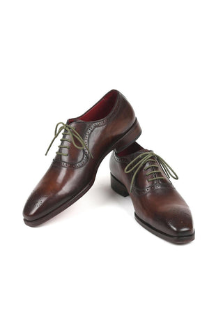 Paul Parkman Calf-Skin Leather Medallion Toe Oxfords (PM6303)-AmbrogioShoes