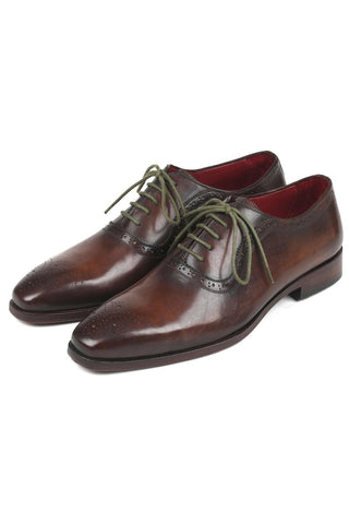 Paul Parkman Calf-Skin Leather Medallion Toe Oxfords (PM6303)-AmbrogioShoes
