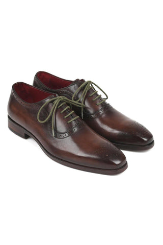 Paul Parkman Calf-Skin Leather Medallion Toe Oxfords (PM6303)-AmbrogioShoes