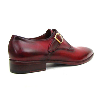 Paul Parkman Calf-Skin Leather Single Monk-Straps (PM6291)-AmbrogioShoes