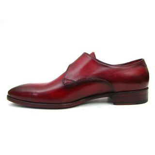 Paul Parkman Calf-Skin Leather Single Monk-Straps (PM6291)-AmbrogioShoes