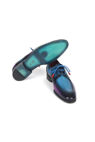 Paul Parkman GU56 Calf-Skin Leather Ghillie Lacing Derby (PM6361)-AmbrogioShoes