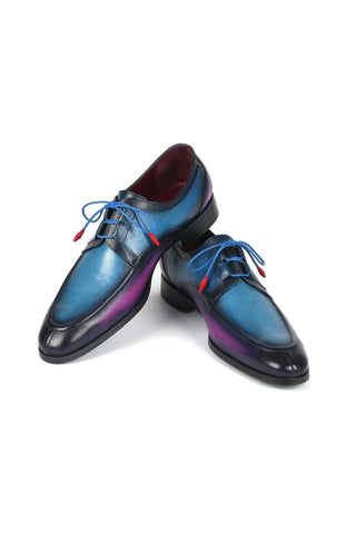 Paul Parkman GU56 Calf-Skin Leather Ghillie Lacing Derby (PM6361)-AmbrogioShoes