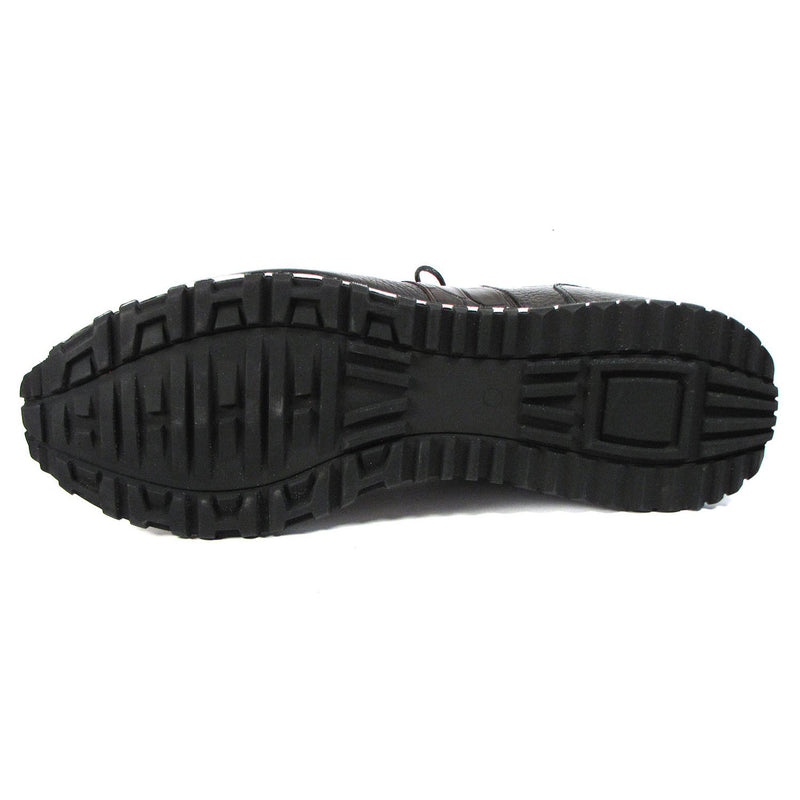 Paul Parkman LP206BLK Men's Shoes Black Crocodile Print / Calf-Skin Leather Casual Sneakers (PM6320)-AmbrogioShoes