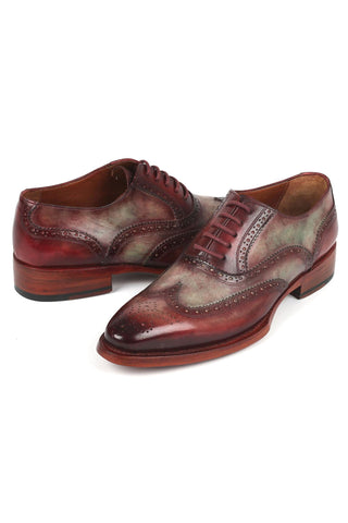 Paul Parkman PP22 Calf-Skin Leather Goodyear Welted Wingtip Oxfords (PM6325)-AmbrogioShoes