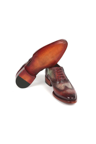 Paul Parkman PP22 Calf-Skin Leather Goodyear Welted Wingtip Oxfords (PM6325)-AmbrogioShoes