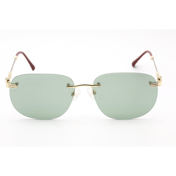 Porta Romana PR1009 Sunglasses Gold / Green Gradient-AmbrogioShoes