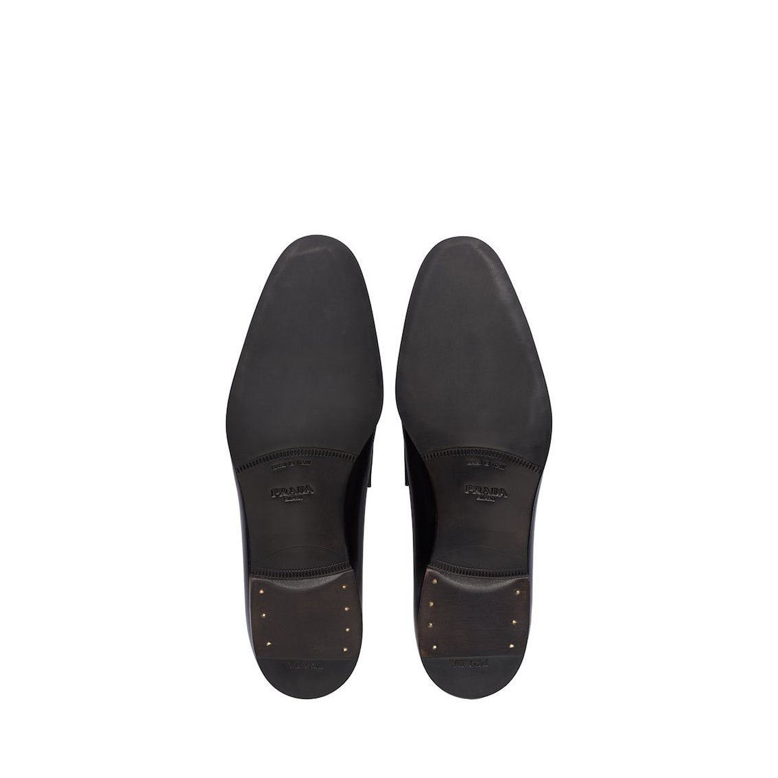 Prada 2DB185-248 Black Calf-Skin Leather Penny Loafers (PRM1031