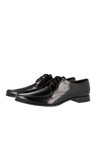 Prada 2EC124-P39 Black Calf-Skin Leather Oxfords (PRM1041)-AmbrogioShoes