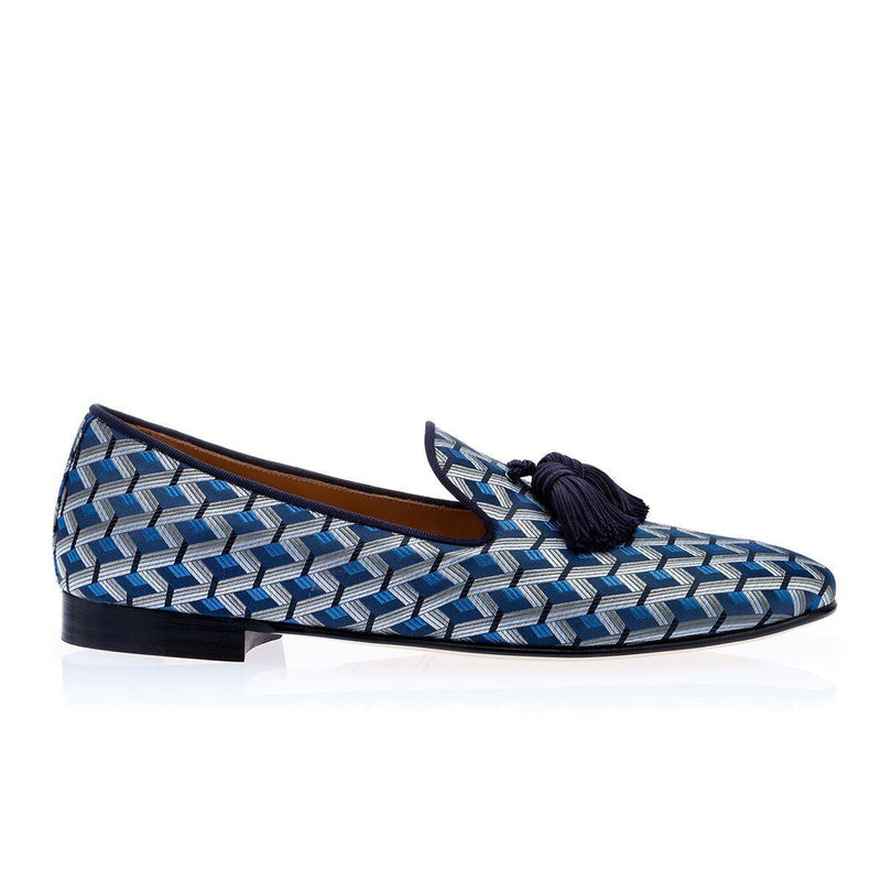 louis blue dress shoes