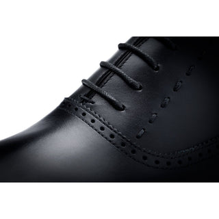 SUPERGLAMOUROUS Masterclass Radica Men's Shoes Black Calf-Skin Leather Lace-Up Oxfords (SPGM1084)-AmbrogioShoes