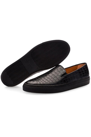 SUPERGLAMOUROUS Maxime Mississippi Exotic Alligator Skate Sneakers (SPGM1106)-AmbrogioShoes