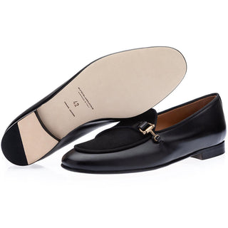 SUPERGLAMOUROUS Tangerine 12 Men's Shoes Suede & Calf-Skin Leather Belgian Loafers (SPGM1254)-AmbrogioShoes