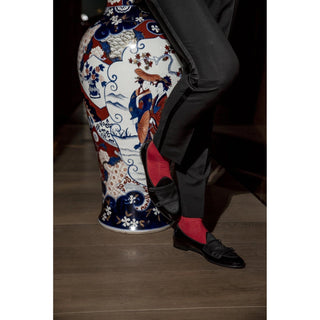 SUPERGLAMOUROUS Tangerine 7 Satin / Patent Belgian Loafers-AmbrogioShoes