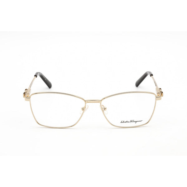 Salvatore Ferragamo SF2198 Eyeglasses SHINY GOLD / Clear demo lens-AmbrogioShoes