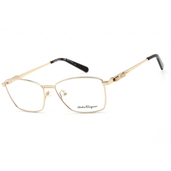 Salvatore Ferragamo SF2198 Eyeglasses SHINY GOLD / Clear demo lens-AmbrogioShoes