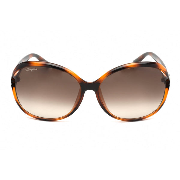 Salvatore Ferragamo SF770SA Sunglasses TORTOISE/Brown Gradient-AmbrogioShoes
