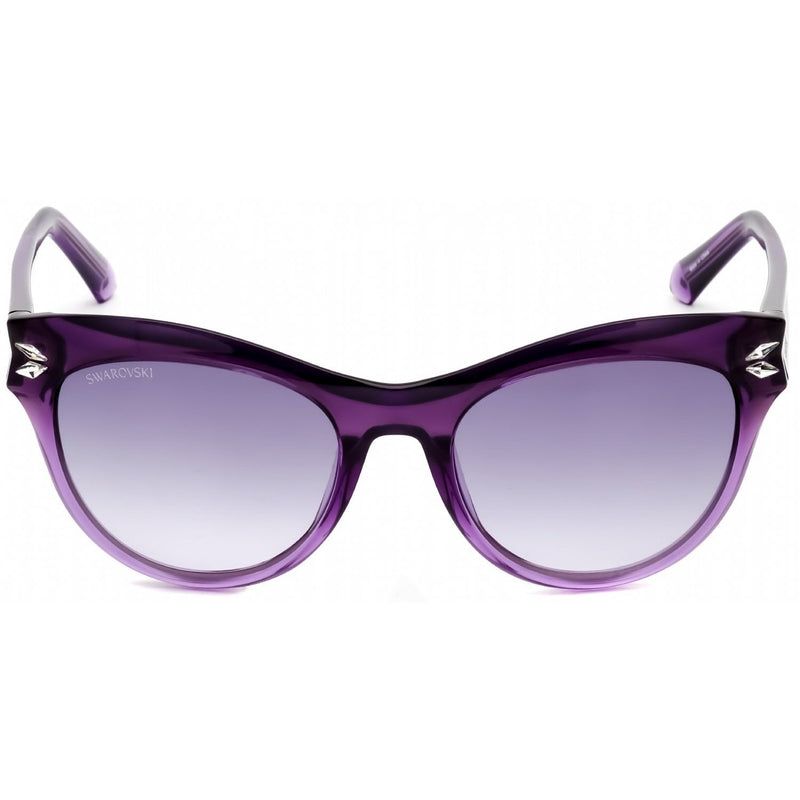 Swarovski SK0171 Sunglasses Shiny Lilac / Violet Mirror-AmbrogioShoes