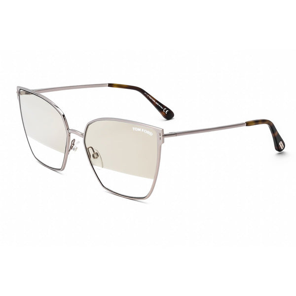 Tom Ford FT0653 Women's Sunglasses Shiny Rose Gold / Gradient Smoke-AmbrogioShoes
