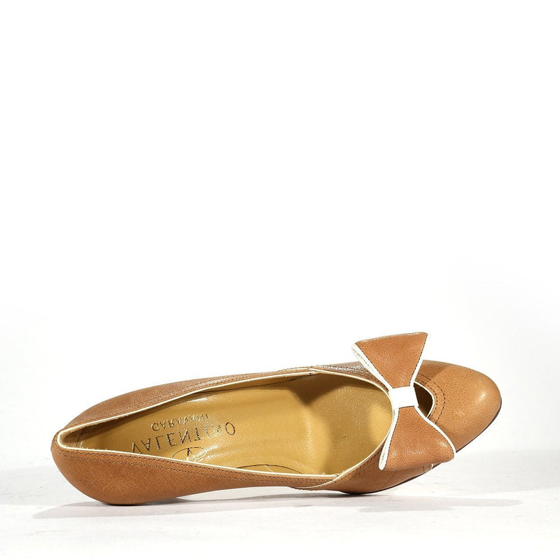 Valentino Garavani Women's Shoes Brown Calf-Skin Leather High-Heel Sandals (VALW04)-AmbrogioShoes