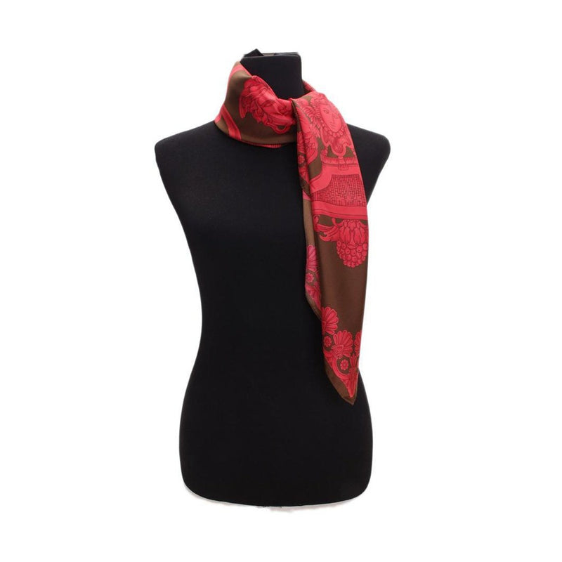 Versace Medusa Baroque Pattern Shawl In Red(VER111) – AmbrogioShoes