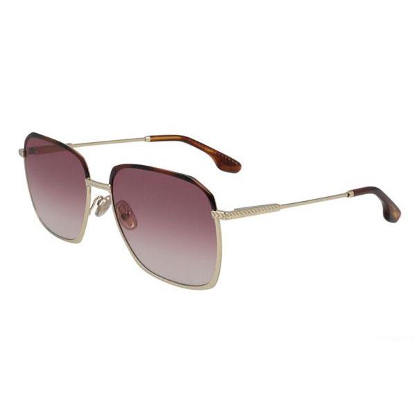 Victoria Beckham VB207S Sunglasses Gold/Burgundy / Burgundy Gradient-AmbrogioShoes