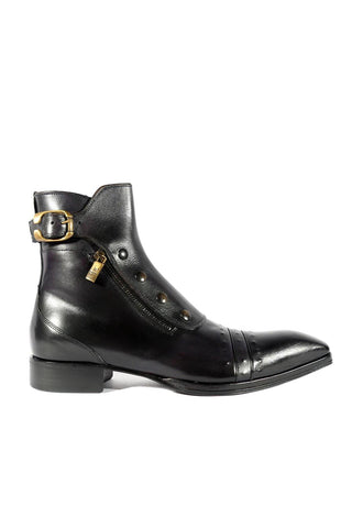 Jo Ghost 3206 Calf-Skin Leather Buckle Boots (JG5318)-AmbrogioShoes