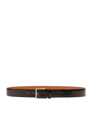 Magnanni 1177 Viento Men's Wind Brown Patina Calf-Skin Leather Belt (MAGB1000)-AmbrogioShoes