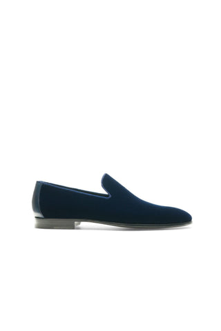 Magnanni Jareth 22334 Navy Velvet Formal/Loafers (MAGS1121)-AmbrogioShoes