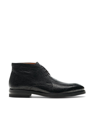 Magnanni Tacna 24716 Black Peccary Leather Chukka Boots (MAGS1106)-AmbrogioShoes
